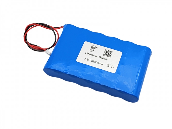 7.2V 9900mAh 18650 圆柱形锂电池 | 2S3P锂电池